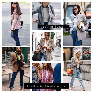 Vintage Blazers are Street Style Chic....